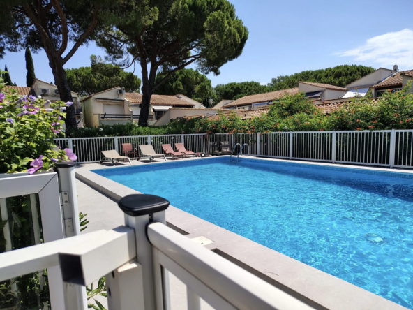 Achat maison La Grande-Motte proche du golf avec terrasse et piscine