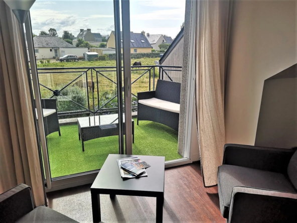 Appartement avec Terrasse à Carantec - Dernier Étage, Vue Dégagée
