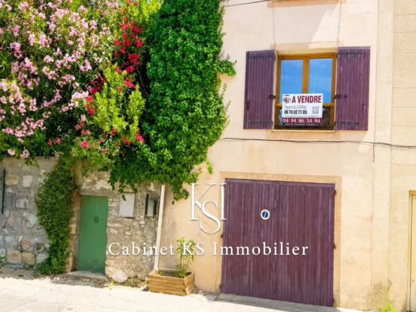 A vendre maison de village à Seillons-Source-d'Argens avec garage et 2 chambres