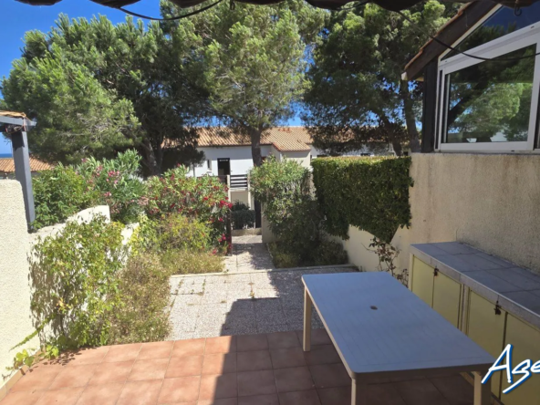 Magnifique T2 avec mezzanine, terrasse ensoleillée et piscine à Saint-Pierre-la-mer