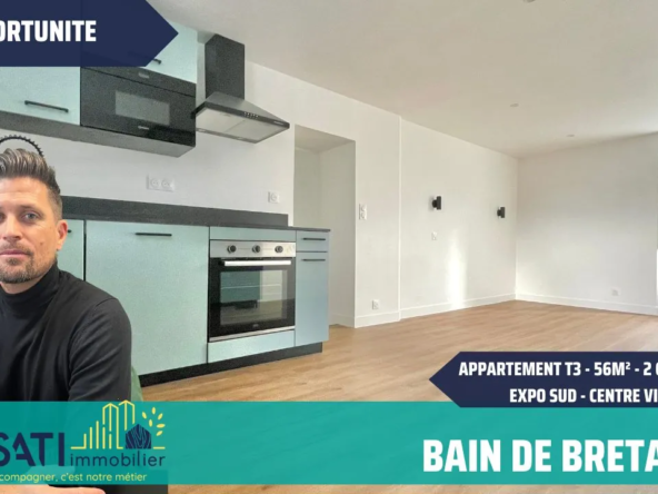 Achat Appartement neuf Type 3 au centre-ville de Bain-de-Bretagne