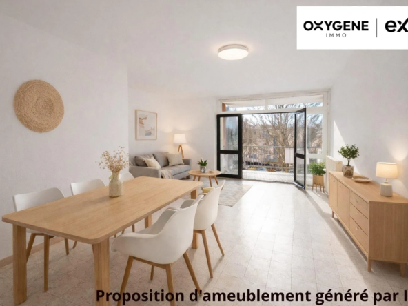 Appartement T3 lumineux avec balcons proche gare et lycée à Perpignan