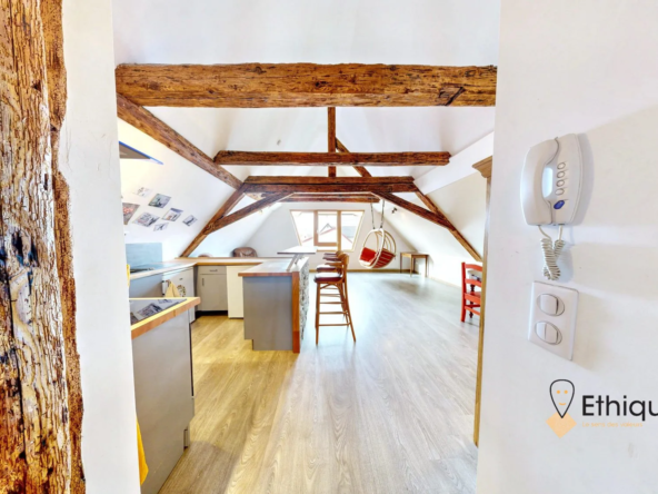 Appartement 3 pièces lumineux à Horbourg-Wihr proche Colmar avec parking et petit extérieur