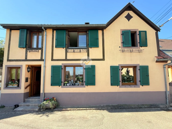 Charmante maison ancienne à Orschwihr avec garage et environnement naturel