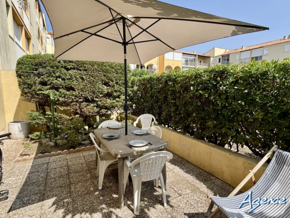 Appartement T3 en rez-de-chaussée avec jardin à Narbonne-Plage