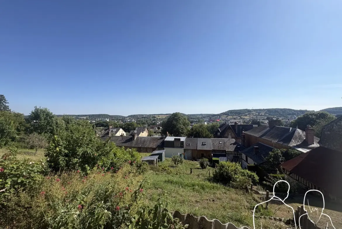 Maison de ville de 68,88 m² avec terrasse et potentiel à Pont-Audemer 