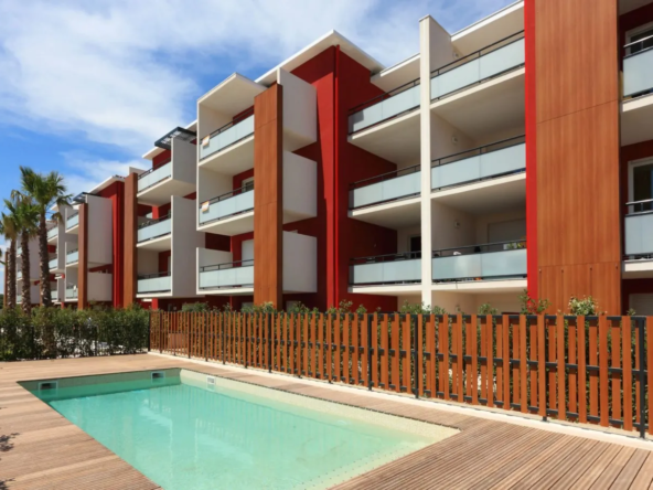 Appartement T2 à Jacou – Résidence Carré Aurore, 44,37 m², terrasse, parking et piscine