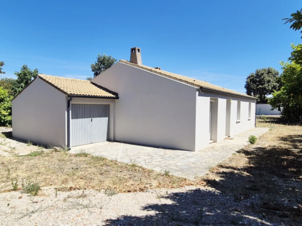 Villa de plain-pied rénovée à Quissac - 3 chambres, grande pièce de vie, terrain 670 m²