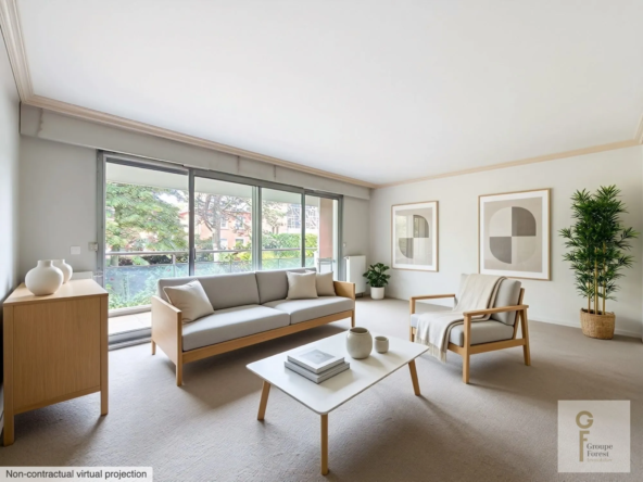 Bel appartement T3 avec balcon à Croix près du parc Barbieux