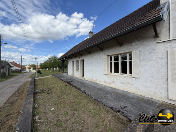Maison de plain-pied avec grand jardin et potentiel d'agrandissement à Navilly
