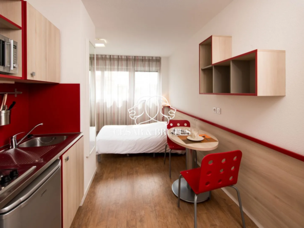Studio étudiant neuf de 21,80 m² à Lyon 7 - Investissement LMNP