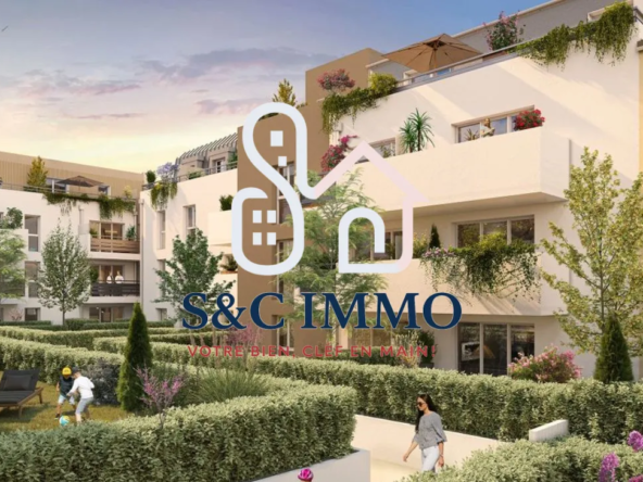Appartement T2 neuf à Limay 48,10 m² avec jardin et balcon, proximité commodités