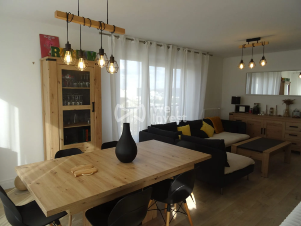 Appartement 3 pièces à vendre à Auxerre avec balcon, cave et garage