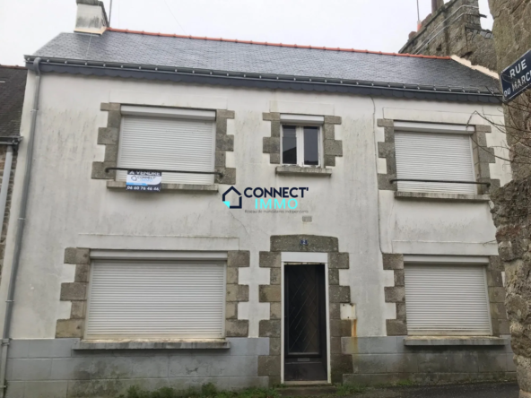 Maison à rénover en plein centre de Guémené-sur-Scorff avec potentiel immobilier