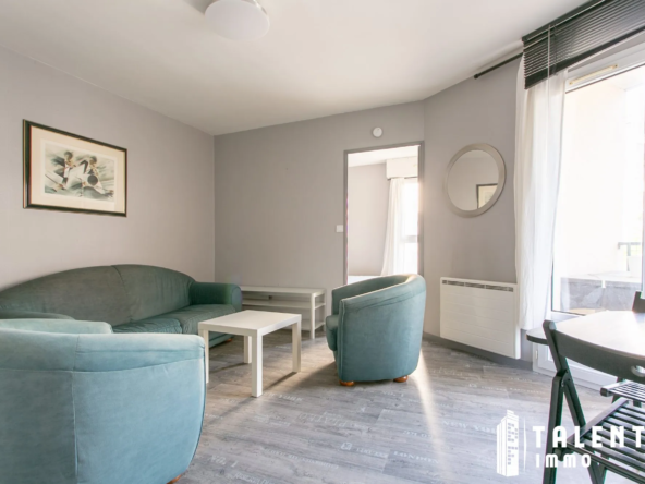 Appartement 2 pièces avec balcon et parking à Nantes, proximité Jean Jaurès