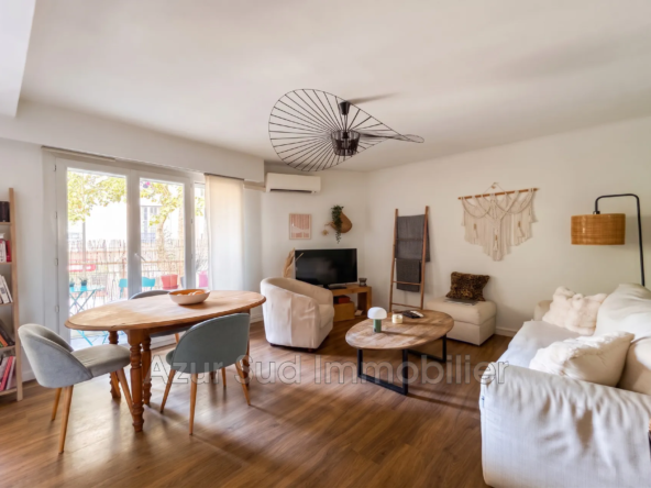 A vendre appartement 3 pièces à Juan-les-Pins, proche plages et commodités