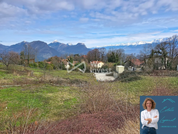 Terrains constructibles viabilisés à vendre à Seyssinet-Pariset avec vue sur les massifs