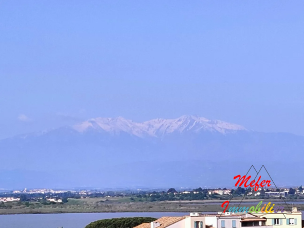 Appartement T2 avec terrasse et vue dégagée à Canet Sud