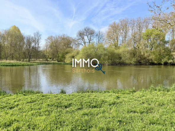 Terrain de loisir de 12 977 m² avec accès au Loir - Idéal pêche et détente