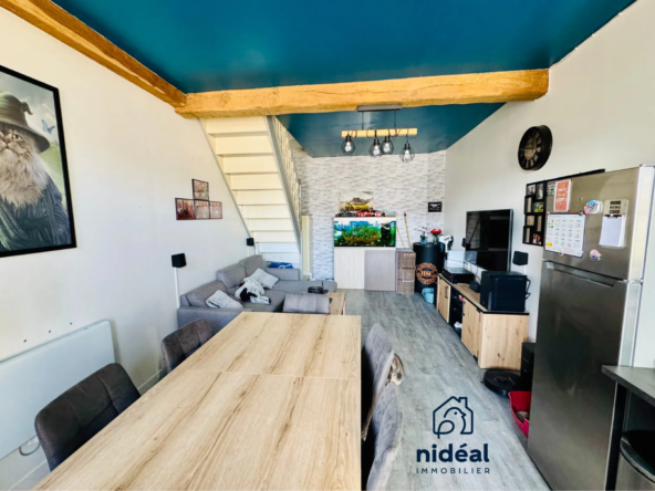 Maison mitoyenne à Gaillon de 50 m² avec jardin et proches commodités