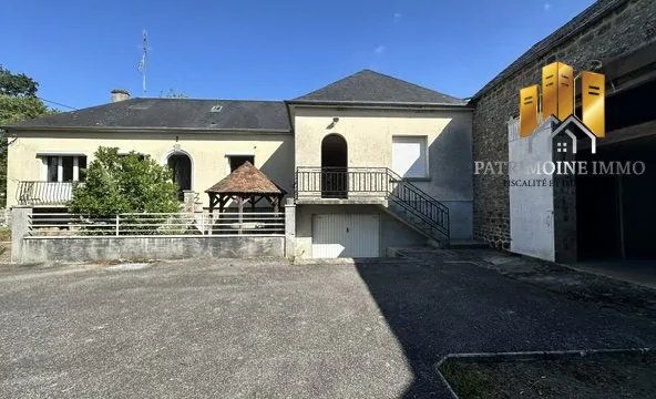 Charmante maison avec dépendances sur pied à Ciral, proche d'Alençon