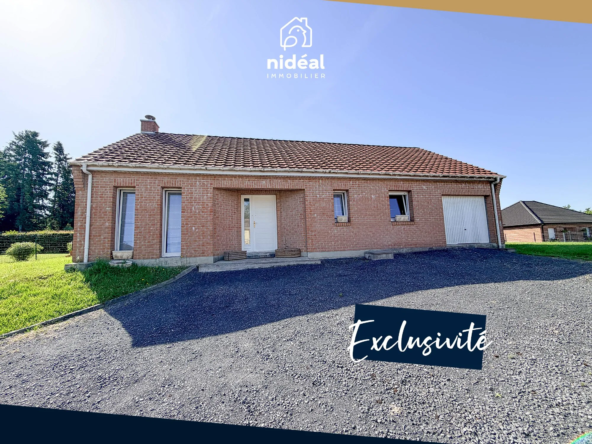 Pavillon 3 chambres avec garage à Fontaine-au-Bois – Opportunité à saisir