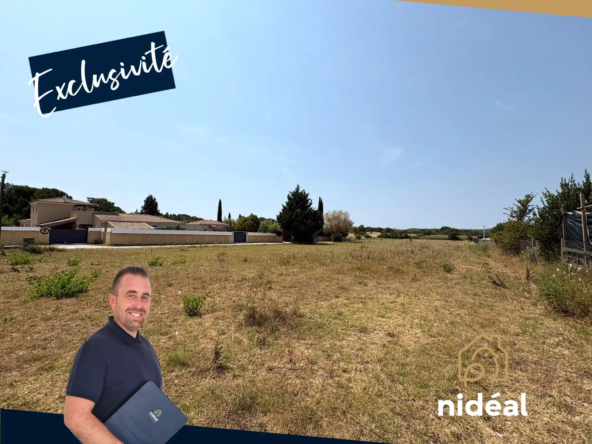 Terrain à vendre à Saussines de 810 m² avec viabilisation complète