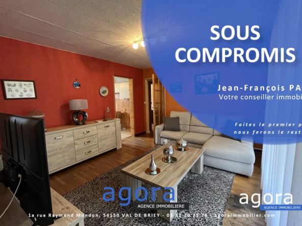 Vente appartement F4 à Joeuf - 75,78 m², balcons et cave