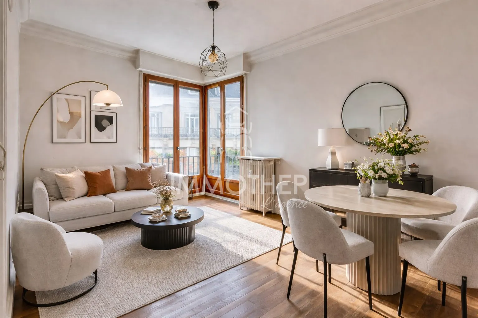 Appartement 2 pièces avec Balcons et Vue Panoramique à Grenoble Au Centre-Ville