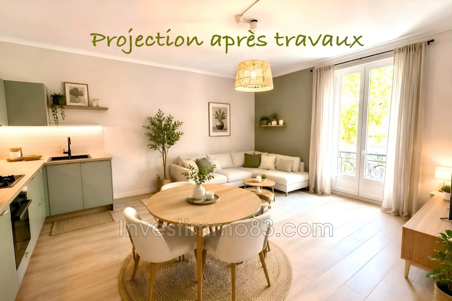 Appartement 2 pièces à Pertuis de 32 m² à vendre – Idéal investissement ou premier achat