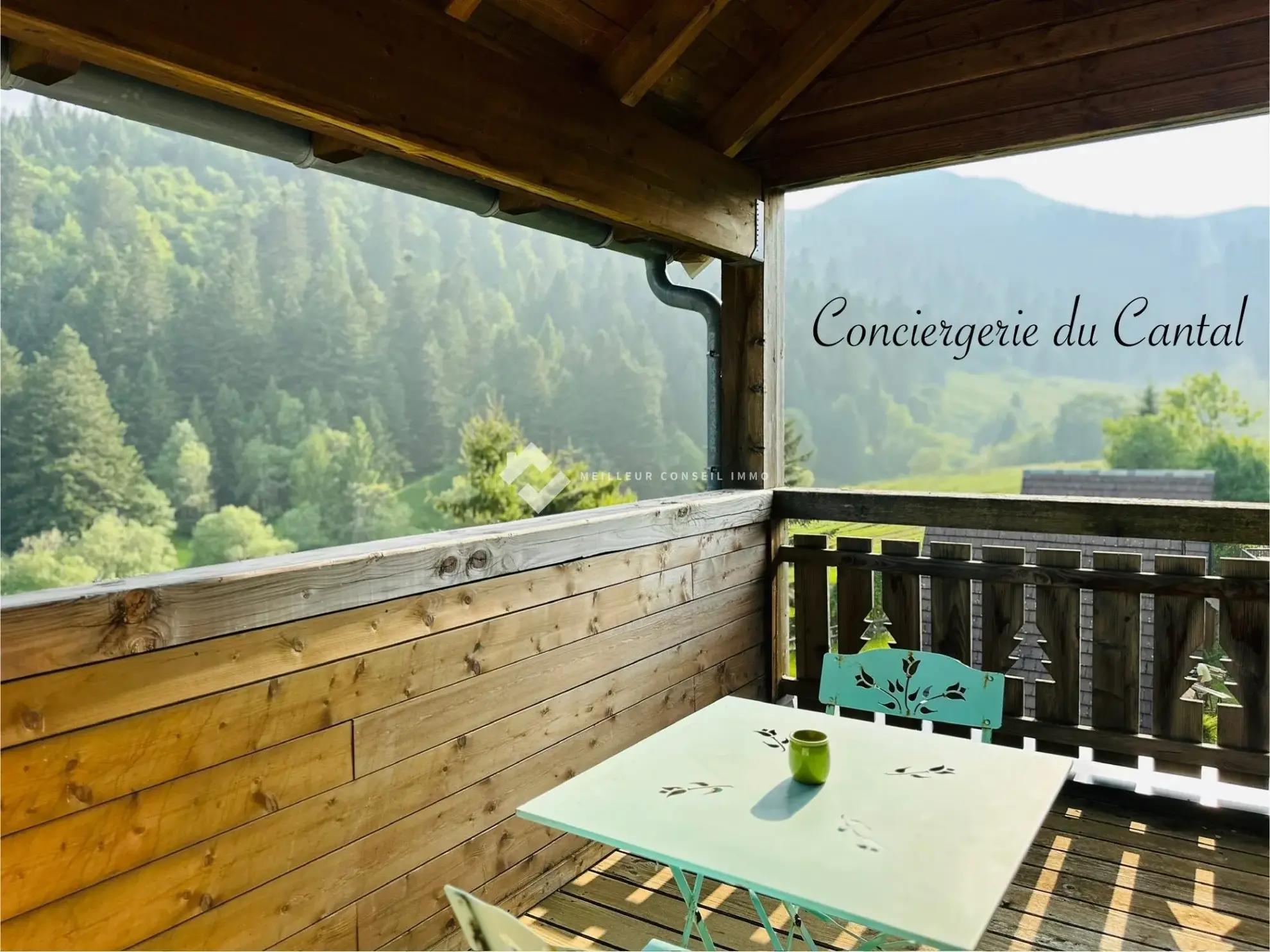 Appartement 2 pièces avec balcon et vue sur les montagnes au Lioran