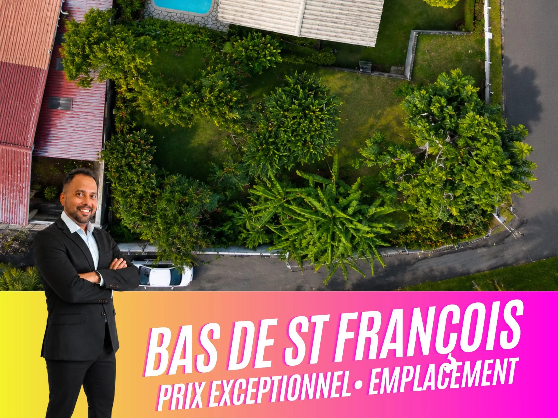 Terrain de 350 m² à Saint-Denis avec Vue Mer, Zone UH, Prix Sous Estimation