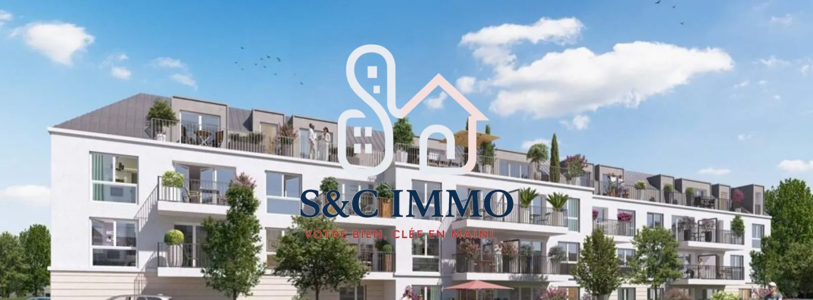 Appartement T2 de standing à vendre à Nemours au cœur de la ville