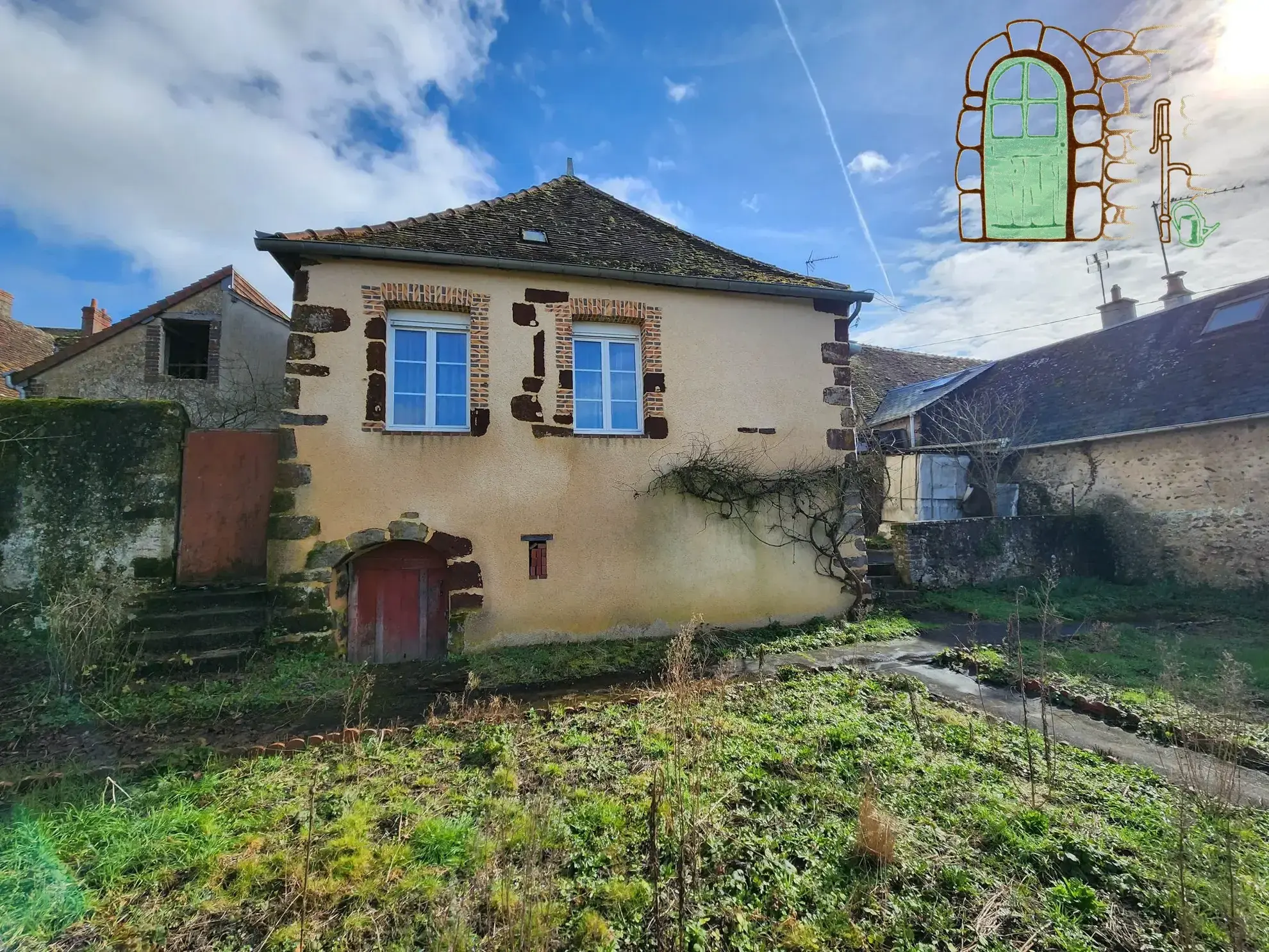Maison à vendre à Mondoubleau – 82 m² avec jardin et garage