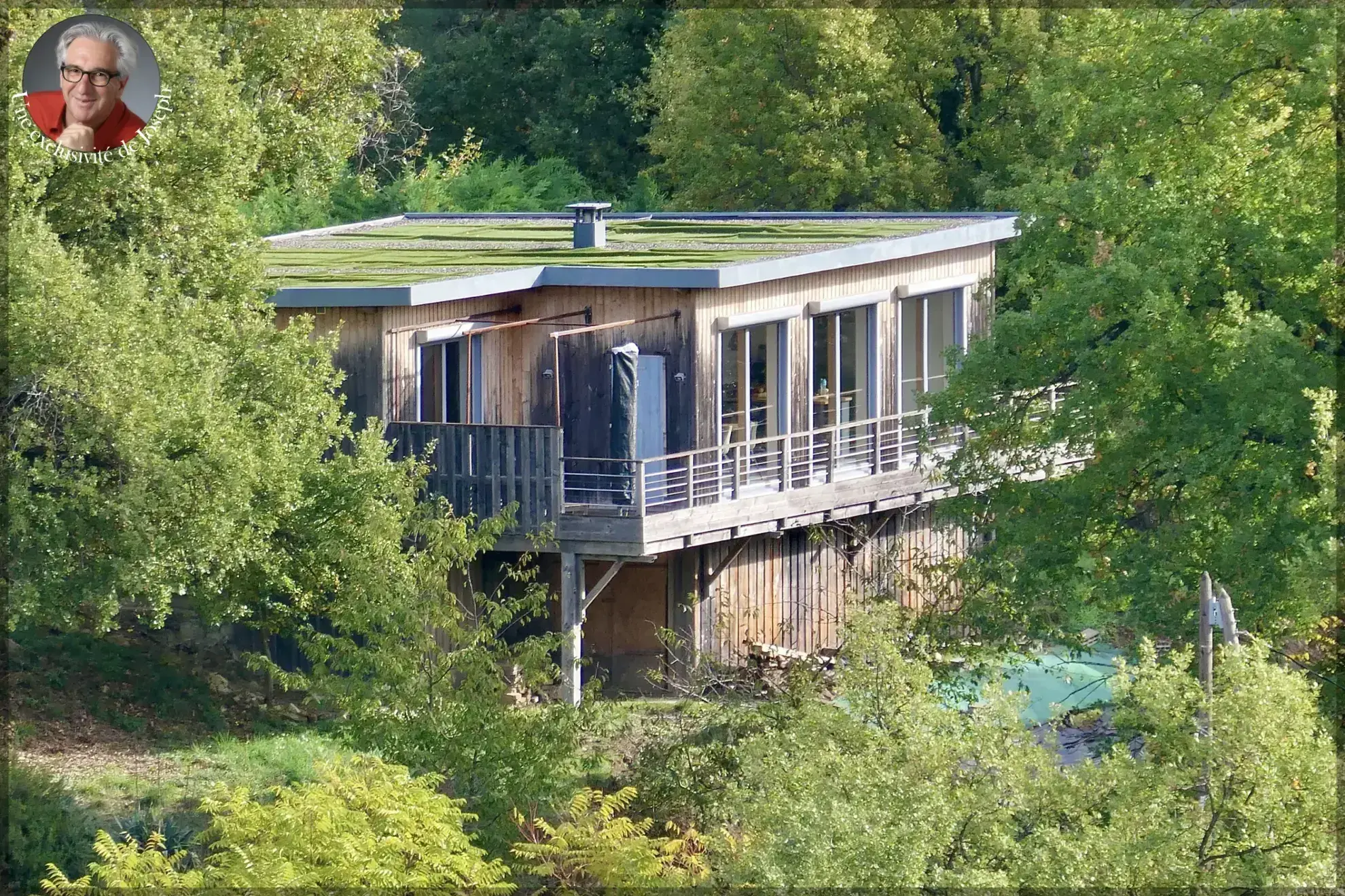 Maison bioclimatique de 97 m2 avec 3 chambres en Ardèche, environnement naturel privilégié