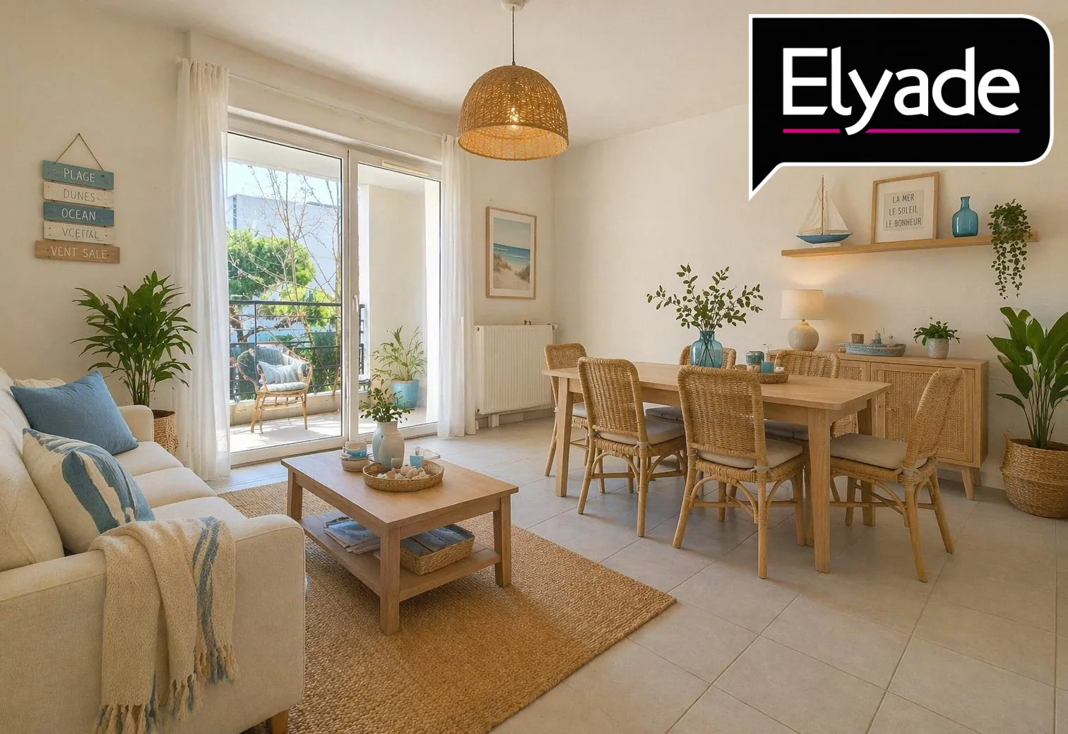 Appartement T2 à Royan de 43,50 m² avec balcon, proche commodités 