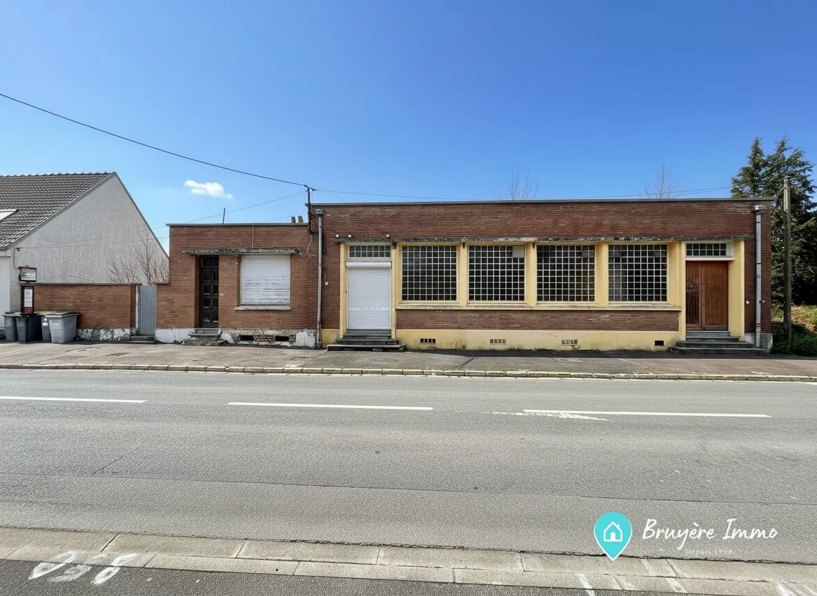 Immeuble à forte potentiel avec habitation et surface commerciale à Fresnes-sur-Escaut