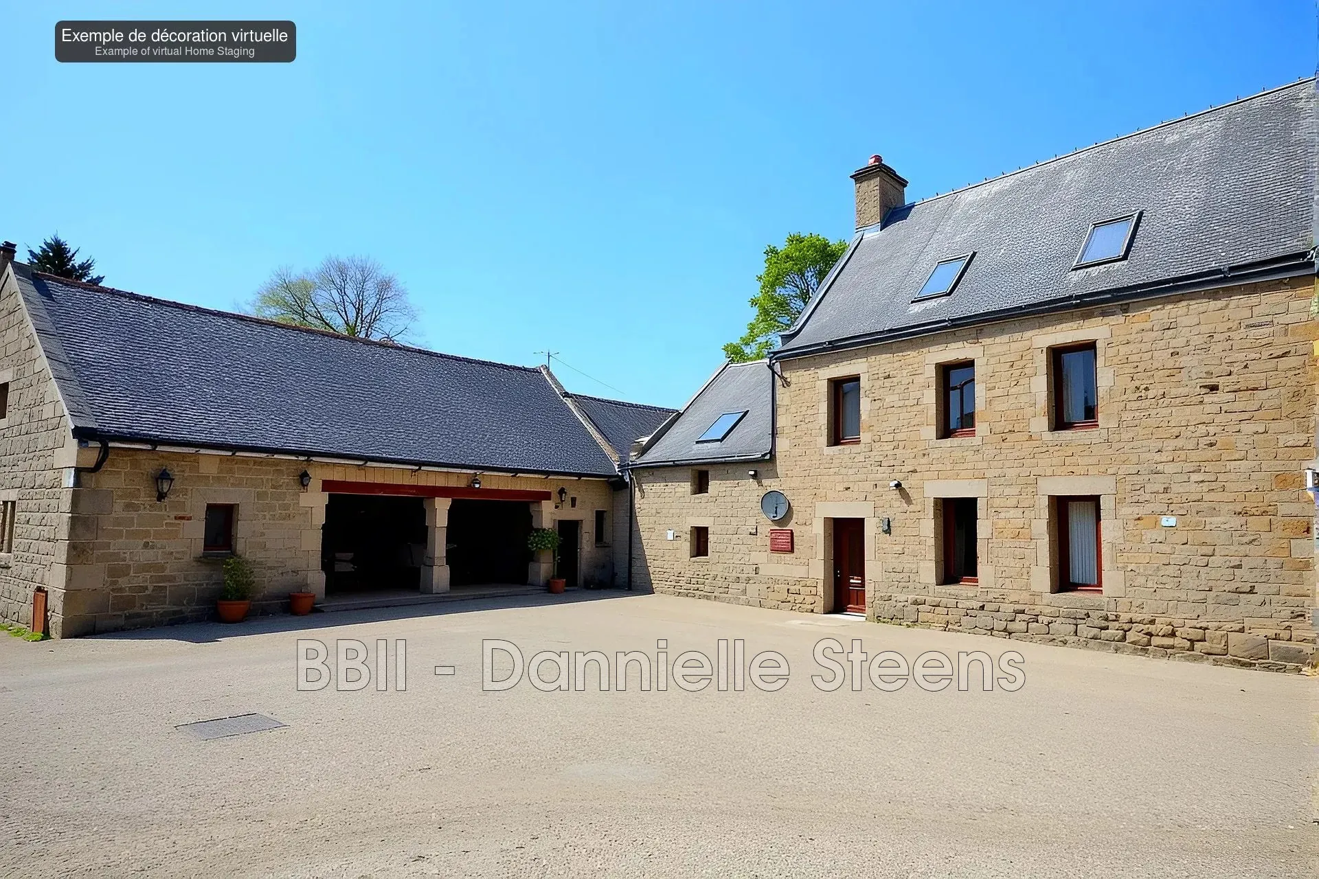 Maison en pierre du XVIIIème avec terrain à Quintin en Centre Bretagne 