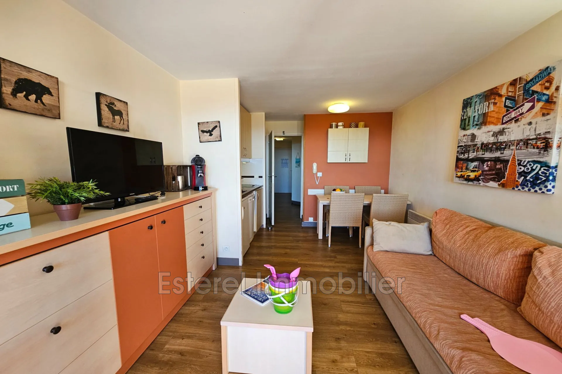 Vente appartement 2 pièces avec vue mer à Agay dans résidence de prestige 