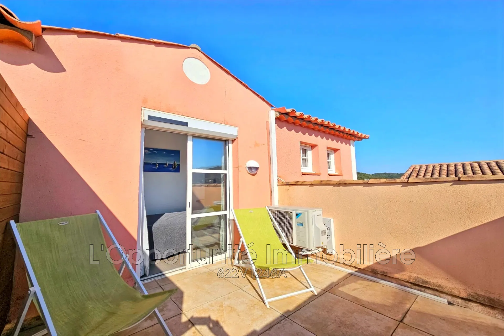 Appartement 3 pièces avec vue mer à Cap Estérel – Terrasse et parking 