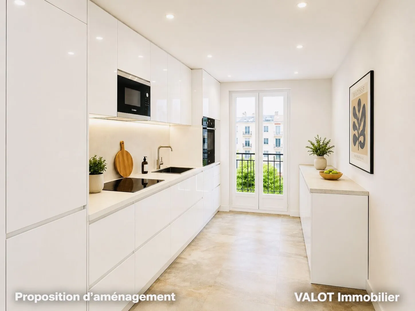 Appartement 72 m² lumineux avec terrasse à Rueil-Malmaison 
