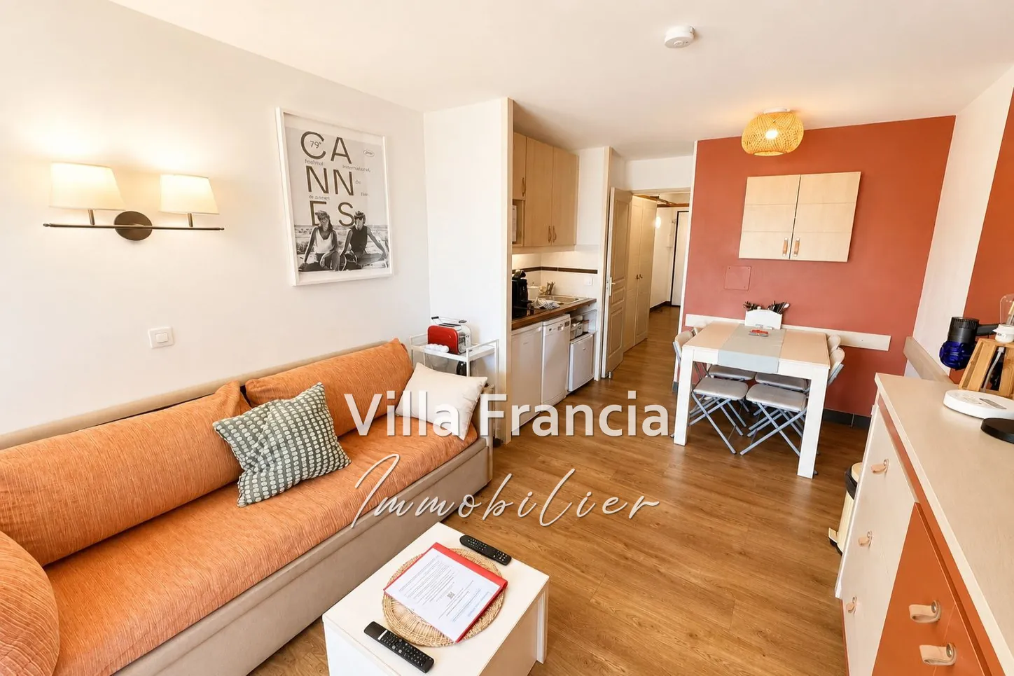 Appartement 2 pièces à vendre à Cannes avec piscine et parking privatif 