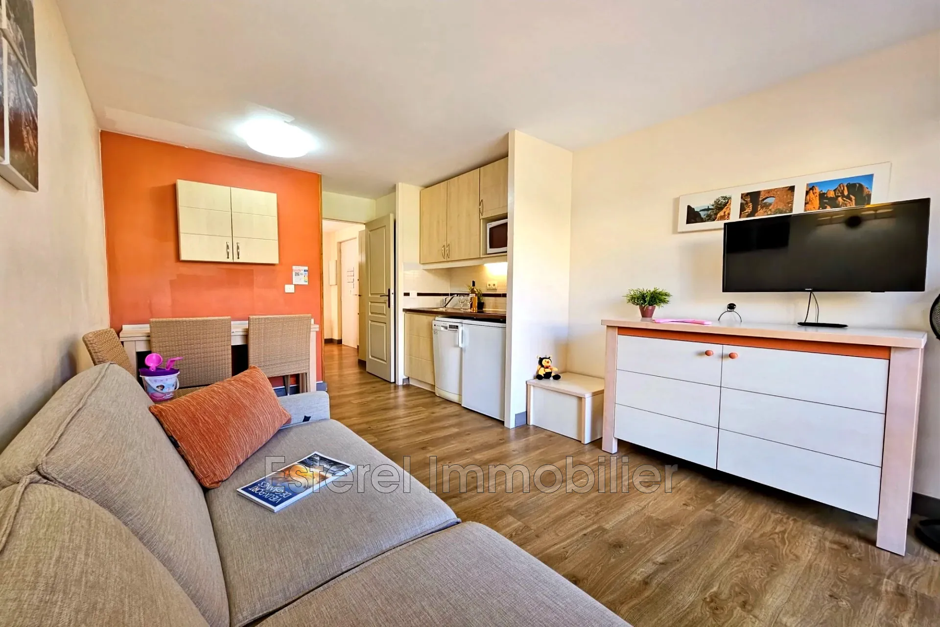 Vente studio 22,52 m² avec terrasse et vue golf à Cap Estérel 