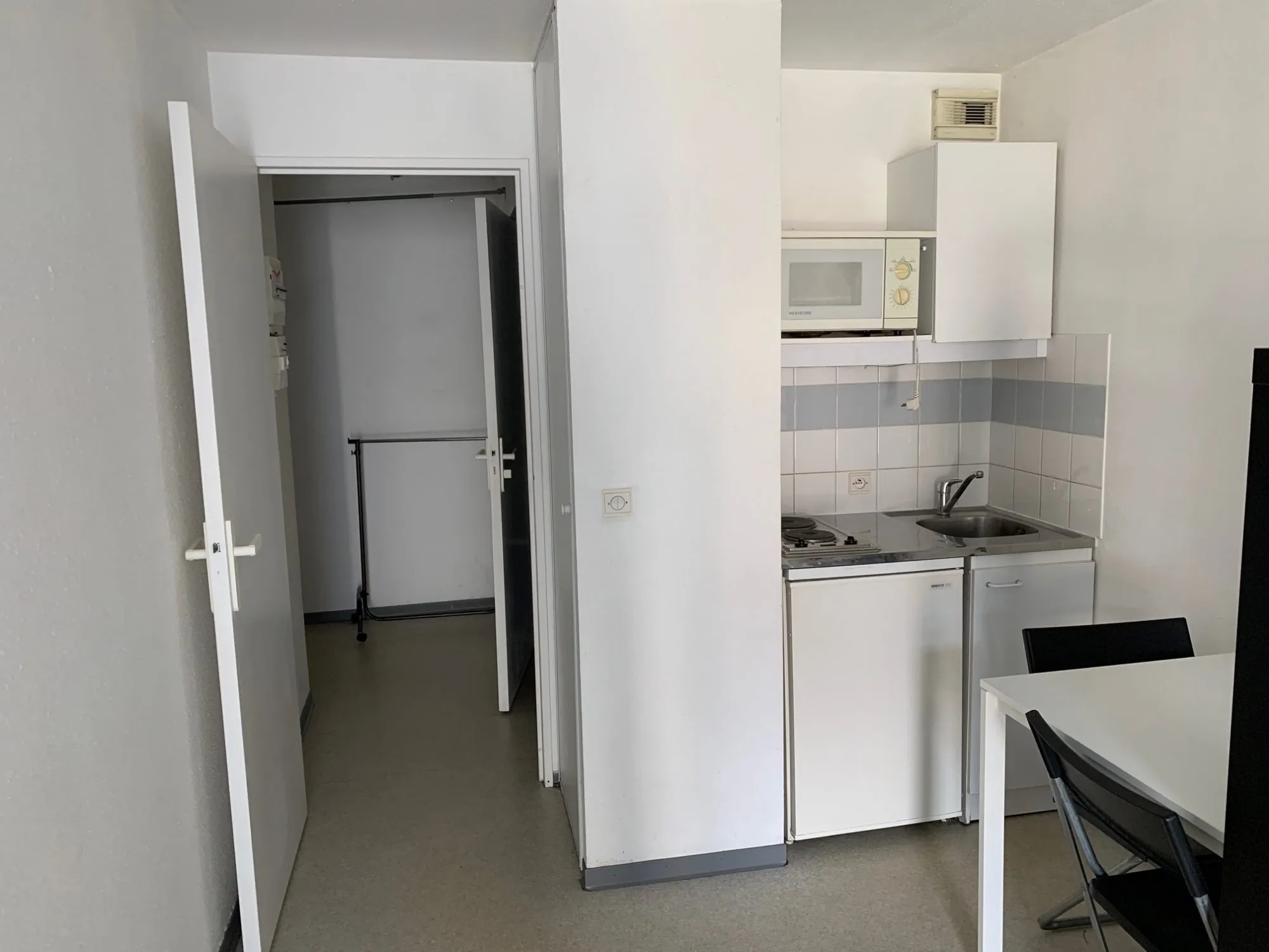 Studio Meublé Loué à Strasbourg Krutenau - 23 m², Rentabilité 4,8 % 