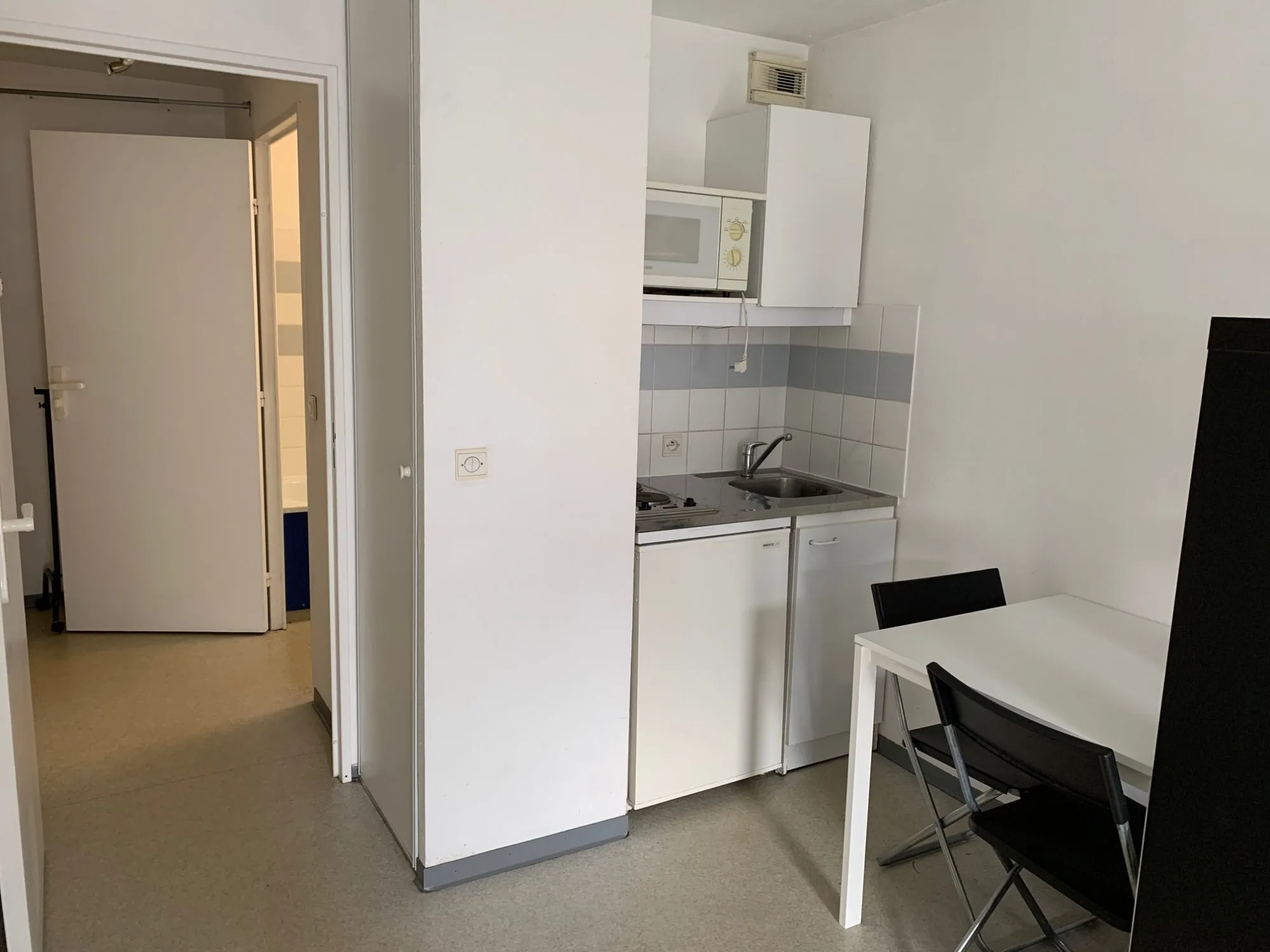 Studio Meublé Loué à Strasbourg Krutenau - 23 m², Rentabilité 4,8 % 