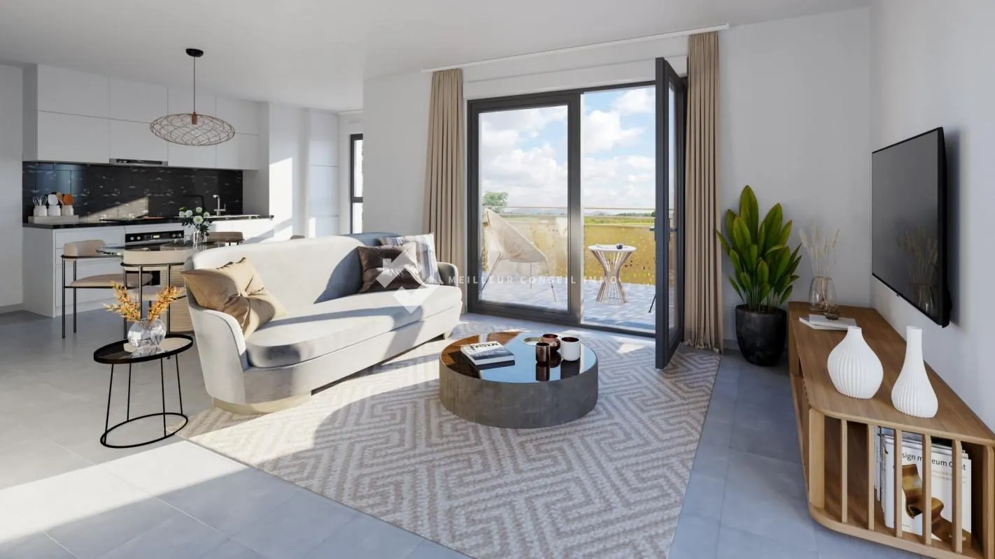 Appartement 2 pièces neuf à Sartrouville avec balcon - Livraison 2028