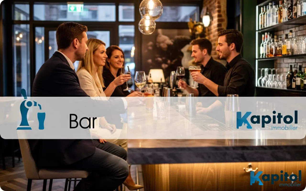 Fonds de commerce de bar avec terrasse à Paris 17ème – Opportunité rare