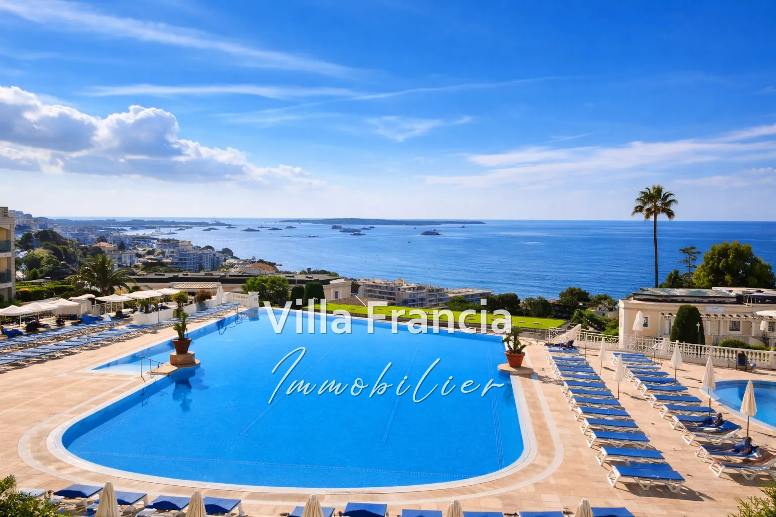 Studio Vue Mer à Cannes avec Piscine et Parking - Investissement Idéal 