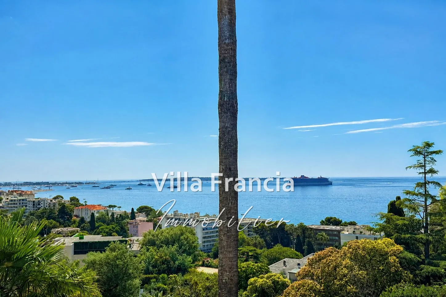 Studio avec vue mer à Cannes - Résidence de luxe avec piscine et parking couvert