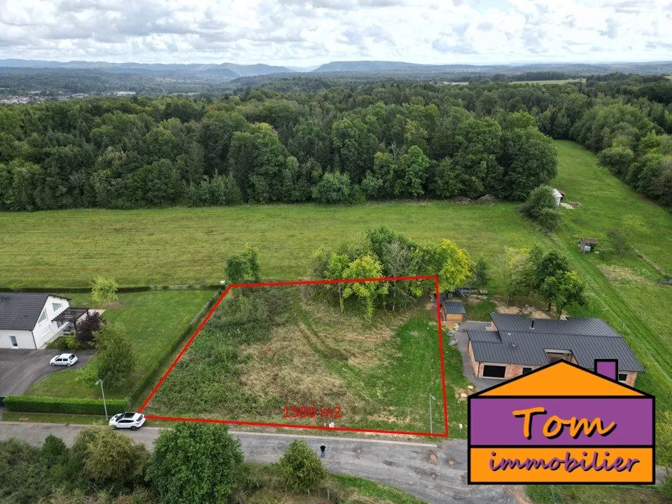 Terrain à bâtir de 1500m² à Baccarat avec vue dégagée 